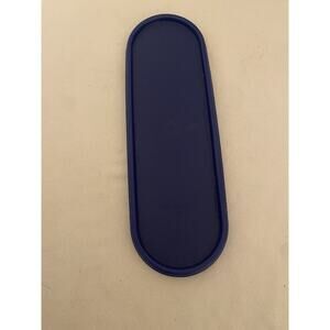Tupperware Genuine Replacement Lid 11" Oval Seal Cover Blue #2402A-2 Part